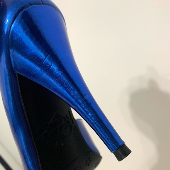 Princess VERA WANG Blue Pump Heels - Picture 7 of 9